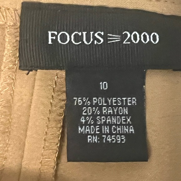 REMOVING SOON FINAL
PRICE NWT Focus 2000 Tan Classy Skirt with Ruffled Hem - Picture 6 of 7